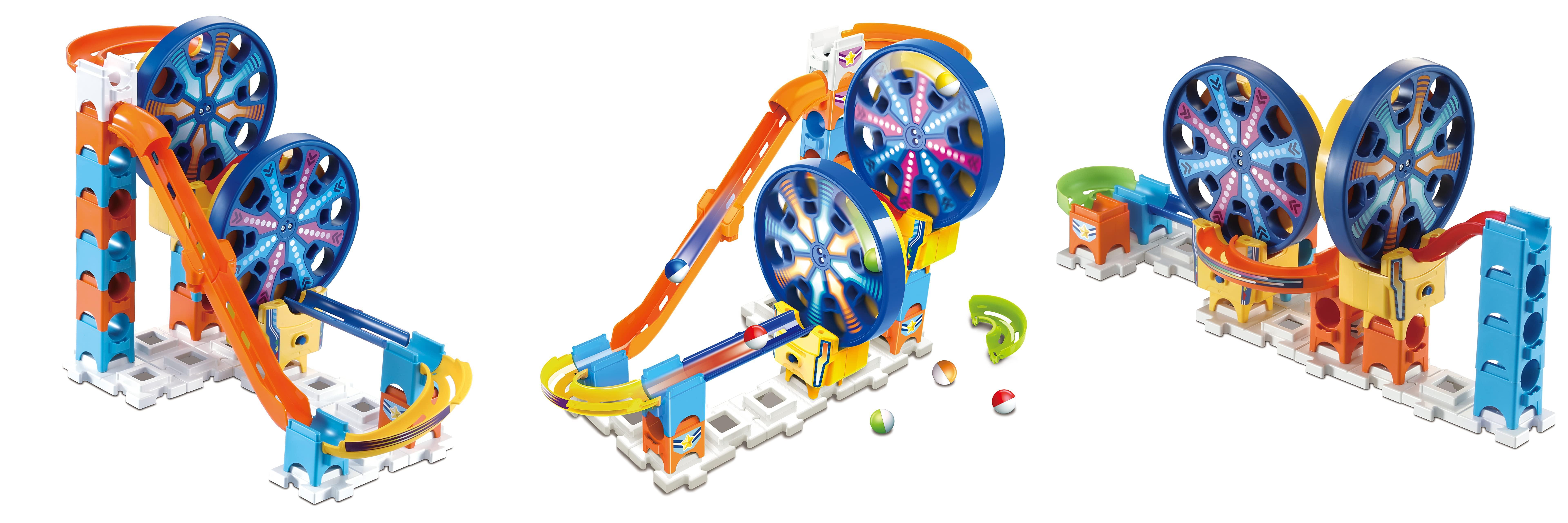 Featured image of post Descubre la diversión ilimitada con el VTech - Marble Rush Fun Fair Set: el juguete interactivo de construcción y circuito de canicas para niños +4 años