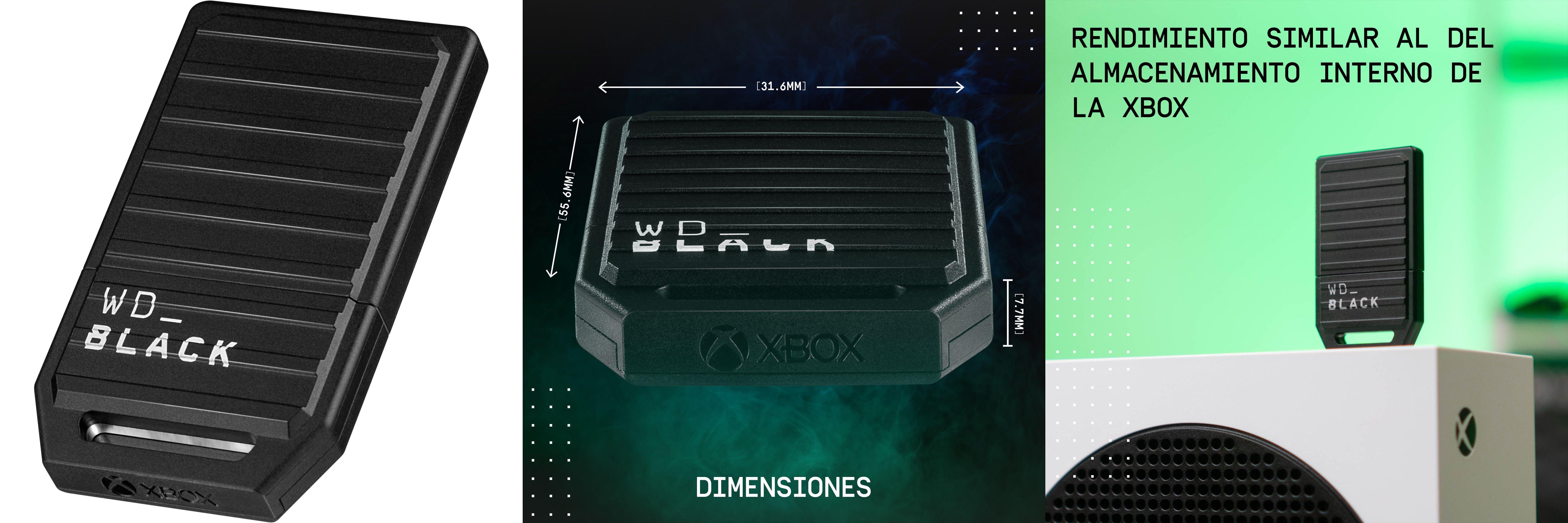 Amplía tu experiencia de juego con la tarjeta de expansión WD_BLACK 512GB C50 para Xbox Series X|S