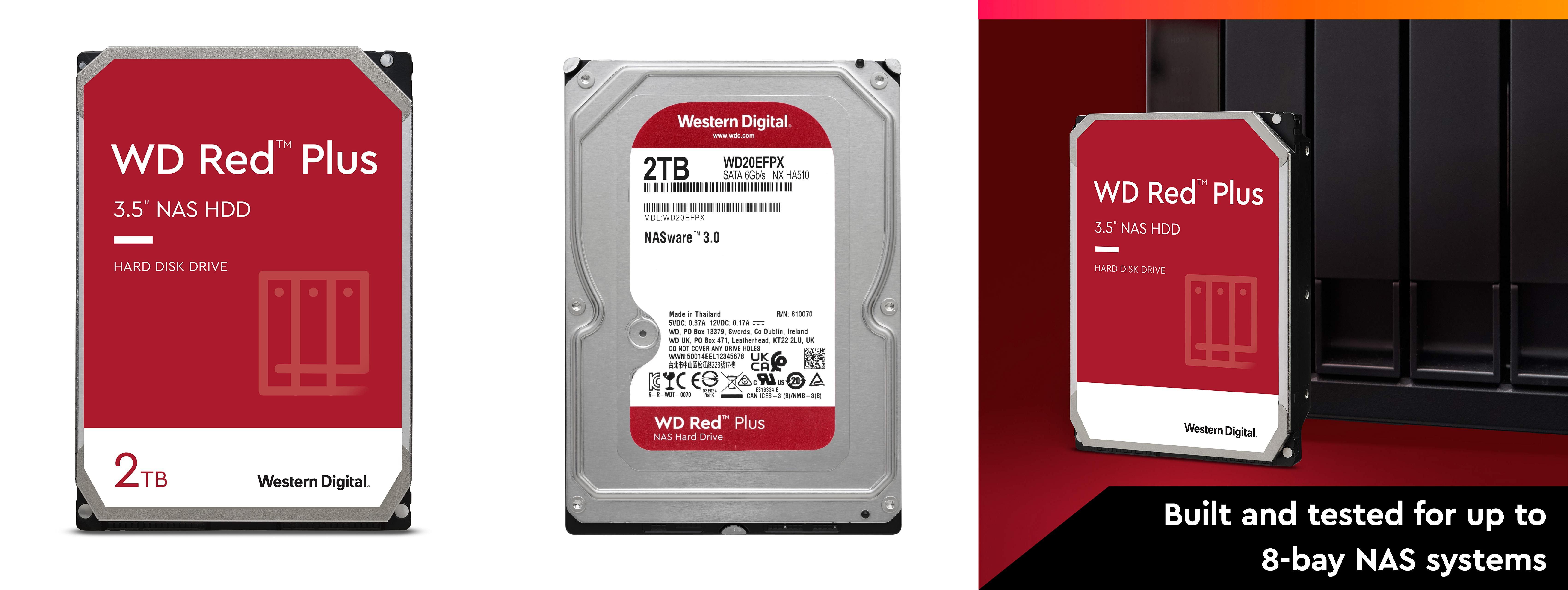 Featured image of post Descubre el rendimiento excepcional del WD Red Plus 2TB NAS Internal Hard Drive