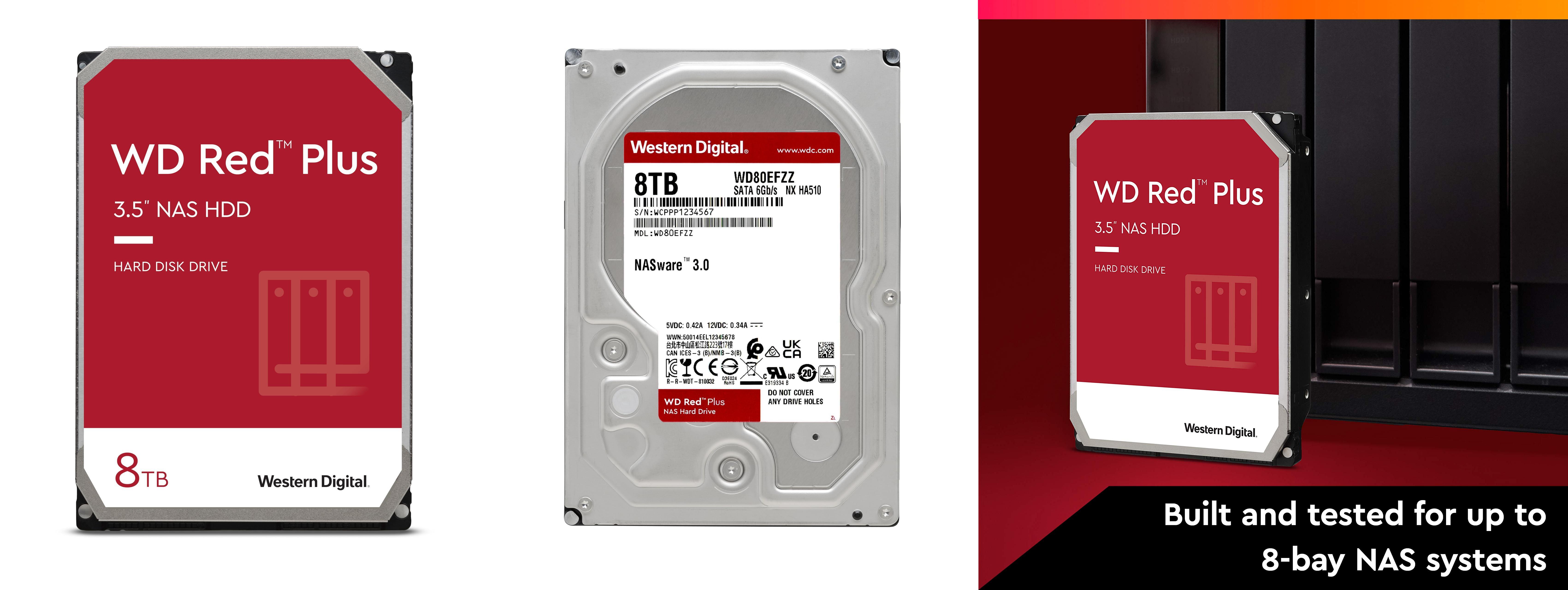 Descubre el Disco Duro Western Digital Red Plus 8TB SATA III: La Solución de Almacenamiento Ideal