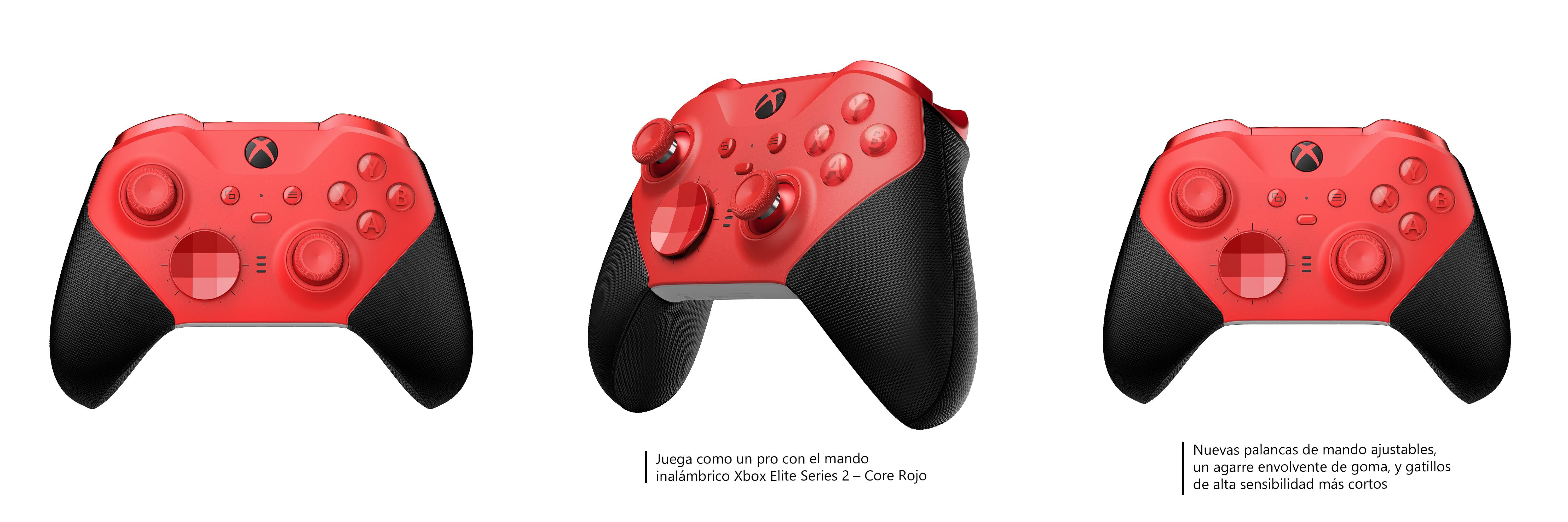 Descubre el Xbox Wireless Controller Elite Series 2 Core Rojo: La Excelencia en Control de Juego